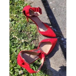 Escarpin rouge NEWLOOK T38