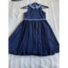 Robe velours bleue 