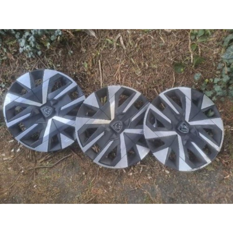 Lot de 3 enjoliveurs Peugeot