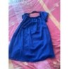 Robe courte bleue TU