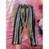 Pantalon rayure jaune noir Jennifer Taille M