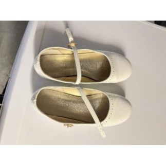 Ballerine blanche okaidi T34