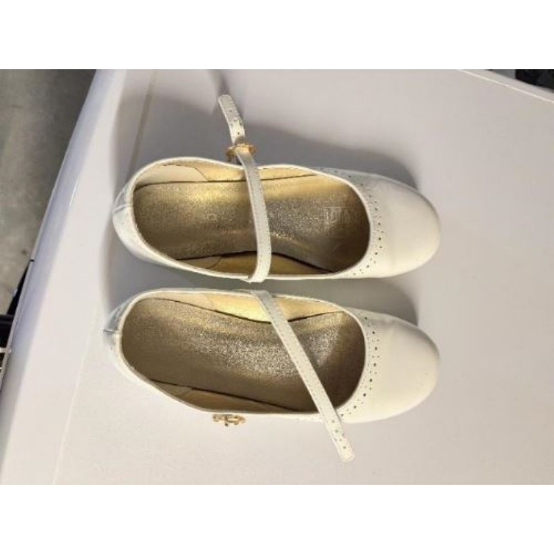 Ballerine blanche okaidi T34