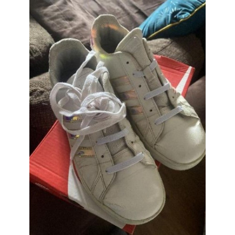 Basket adidas bandes roses 38