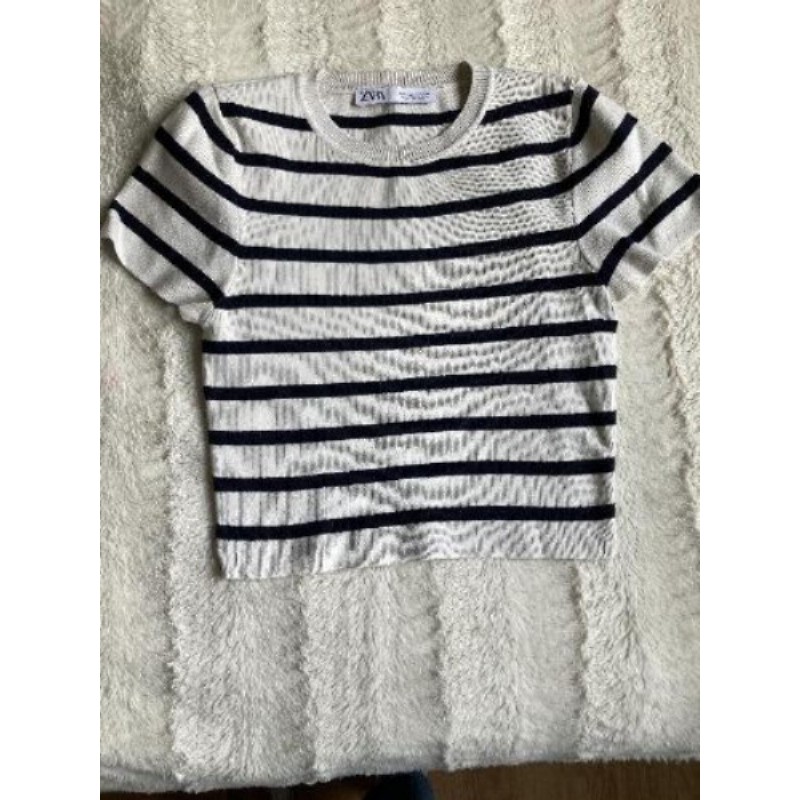 Haut rayé zara