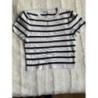 Haut rayé zara