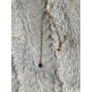 Collier pendentif bleu