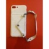 coque Iphone neuve avec porte carte et petite poignée blanche