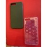 lot de 2 coques  Iphone neuves vert bouteille et transparente avec coeurs en relief