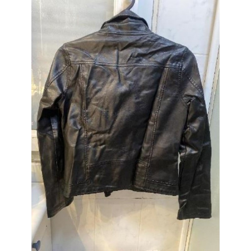 blouson cuir synthétique fille Miss Liberto taille 14 ans