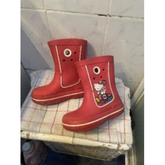 bottes rouges fille Crocs...