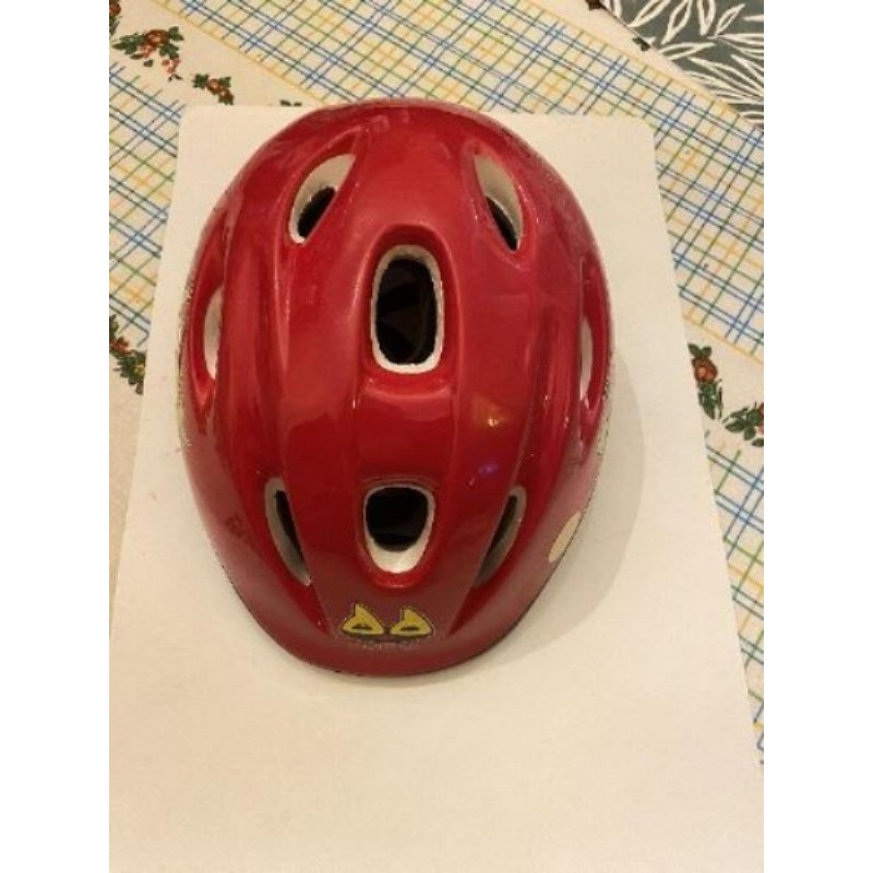 casque vélo rouge enfant Decathlon small 07 48-53cm