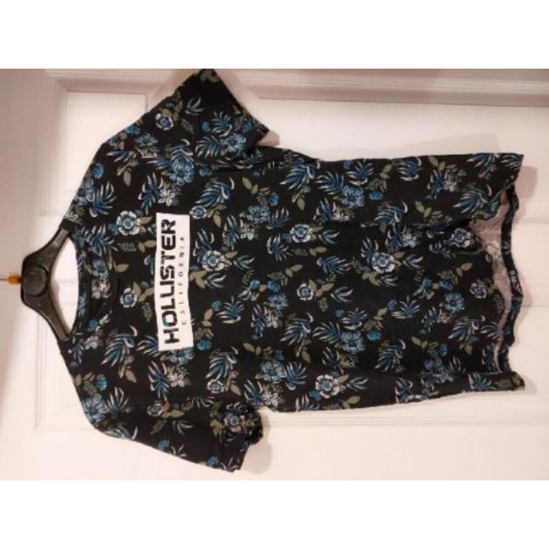 Tee Shirt Bleu Foncé Hollister T  L