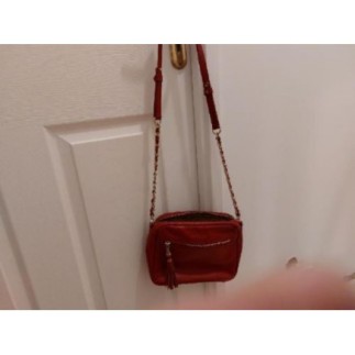 Sac rouge Lancaster Cuir