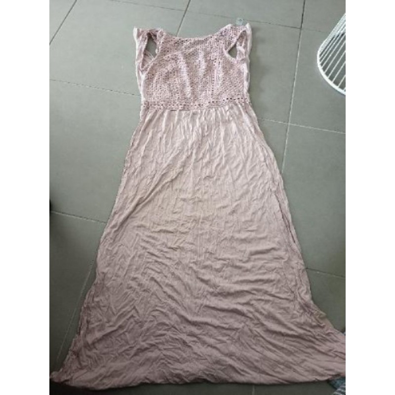 Robe rose pâle H&M taille XS