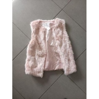 Veste fourrure rose 8 ans 