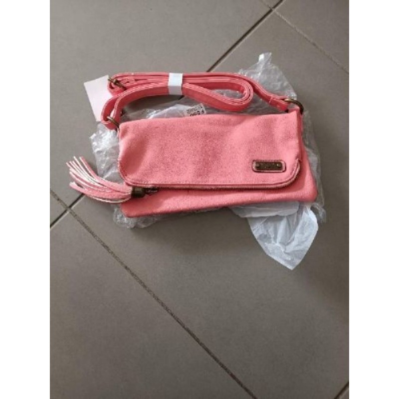 Sac rose bandoulière neuf