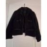 BLOUSON NOIR SUEFINE T. M ZVEC FERMETURE CHIC ET JEUNE