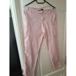 PANTALON COTON ROSE TISSAIA...