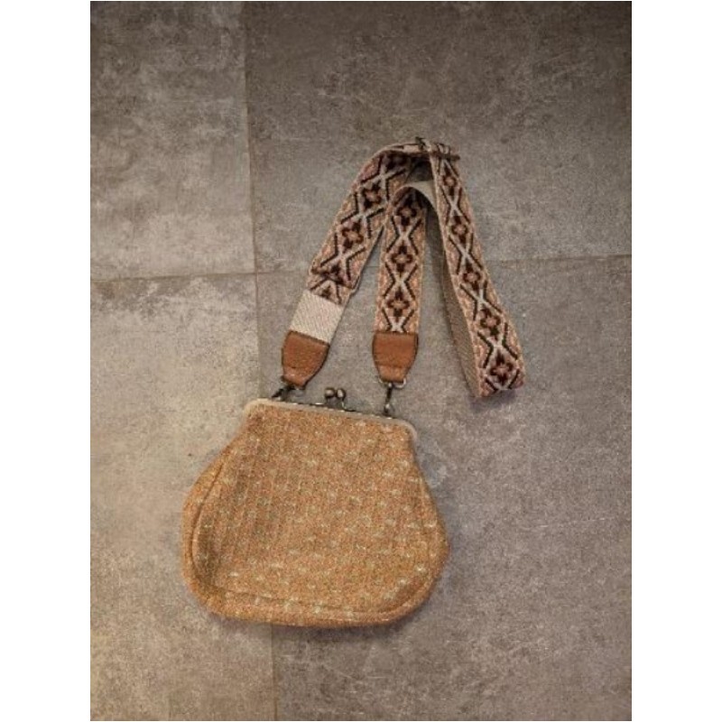 Sac à main Mandoline marron bohème 