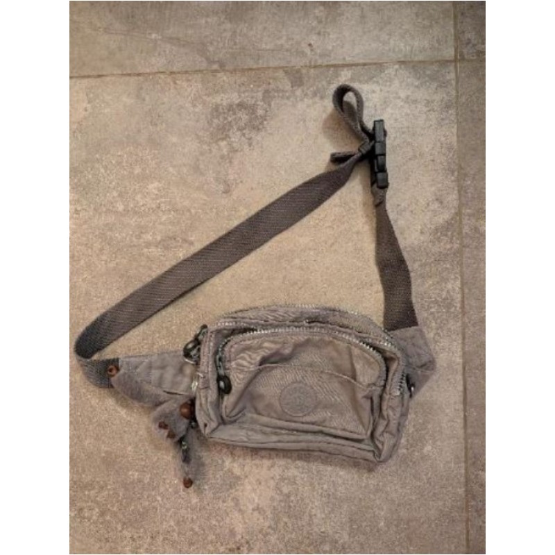 Sac banane Kipling "Sarah" gris