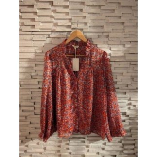 Chemisier fleurs Y coo T XL 