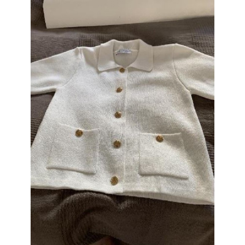 Haut femme manches courtes crème  Zara T S