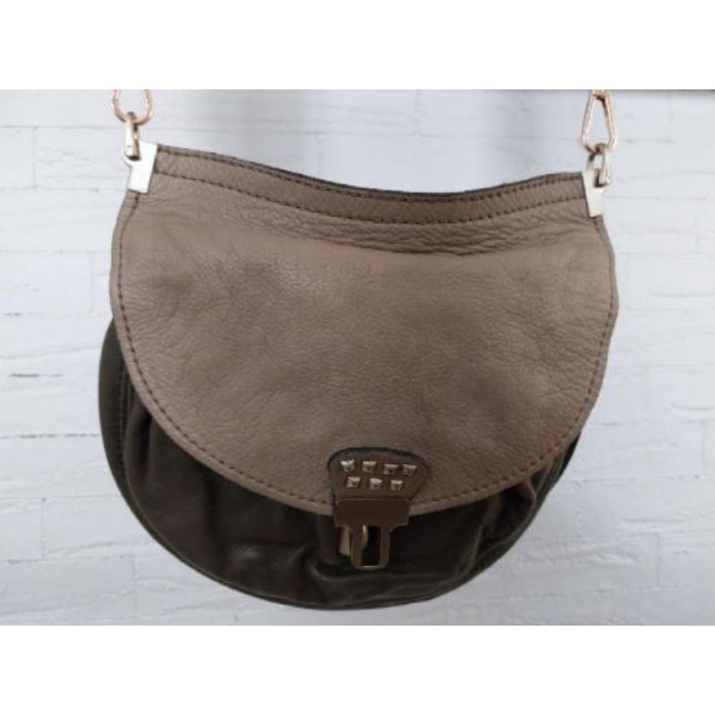 Sac Femme Vert Gris Massimo Dutti 30€