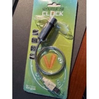 Ventilateur clock