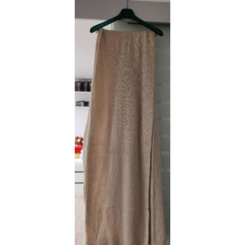 Grand écharpe beige en laine Naf Naf