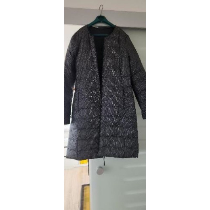 Doudoune fine réservible noir et jaune/bleu taille S Comtpoir des Cotonniers