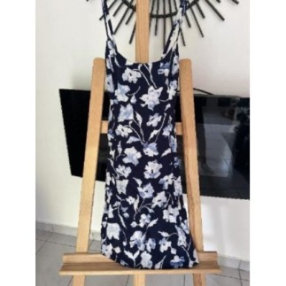 Robe bleu à fleurs taille 36