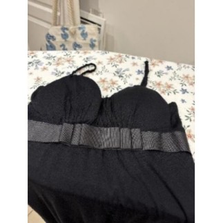 Robe ballon à bretelles...