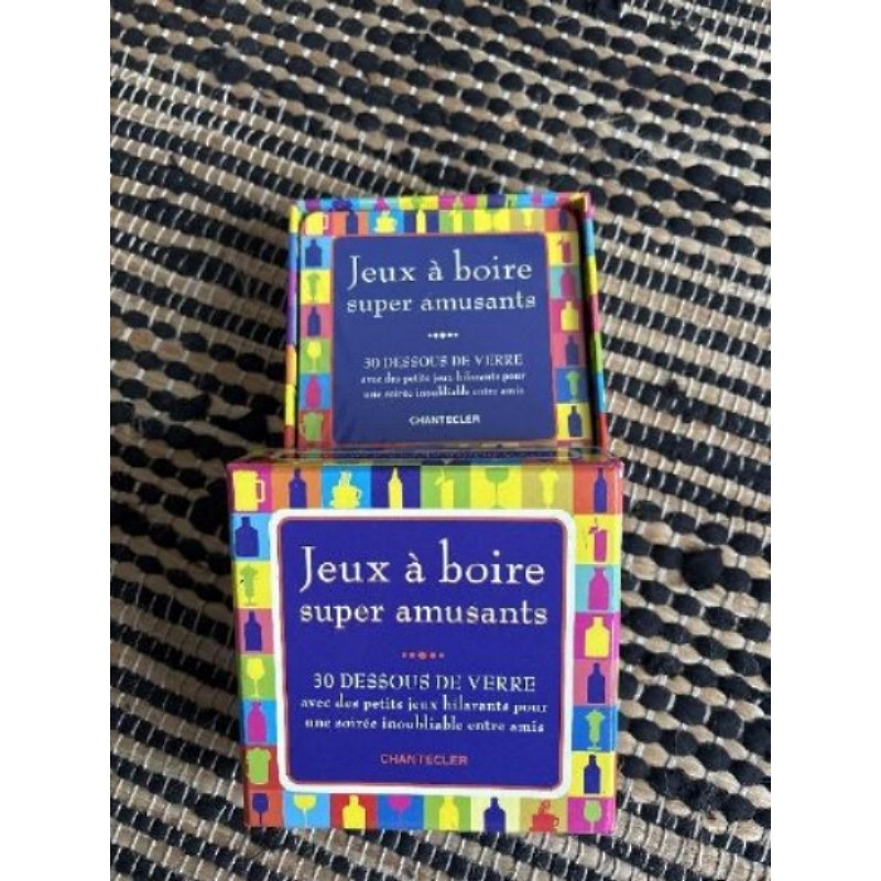 Jeux à boire, super amusant 50 dessous de verre, Neuf, Chantecler