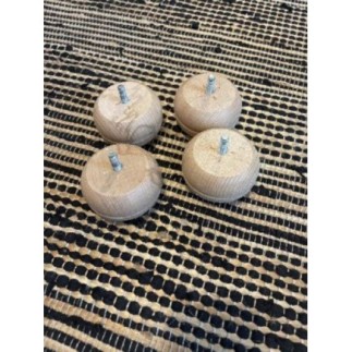 4 Pieds de matelas en bois...