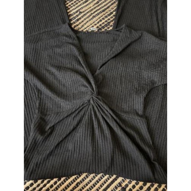 Combinaison noire, femme, stradivarius, TS