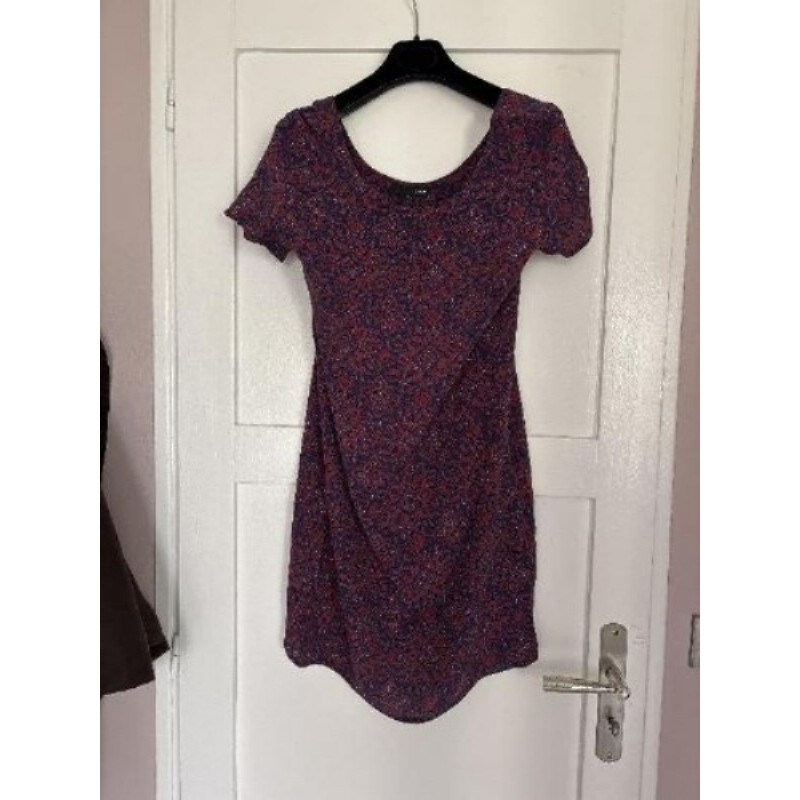 Robe Étam, bordeaux et bleue, 36