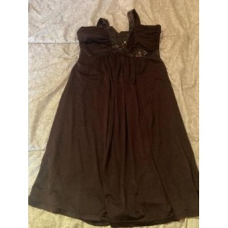 Robe marron fluide...