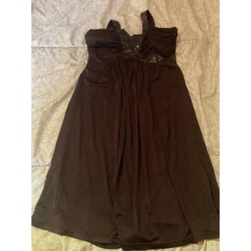 Robe marron fluide  Ferrache taille L