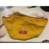 Banane Mc Donalds velours jaune -J