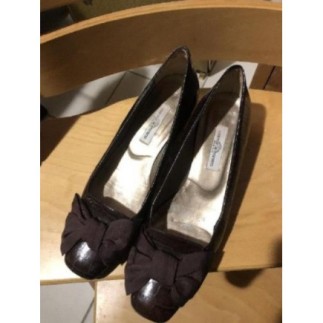 Trotteurs femme maron noeud...