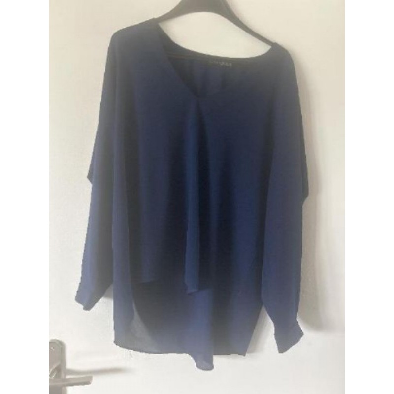 Blouse bleu marine T 48