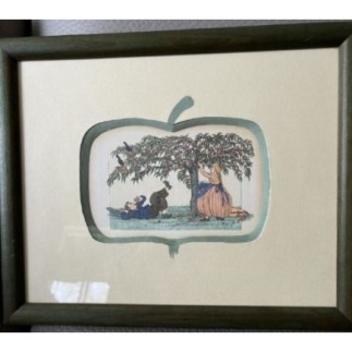 Cadre la cueillette de pommes