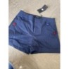 Short bleu et bo ton strass femme taille M 