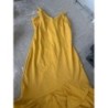 Robe à bretelle moutarde taille S