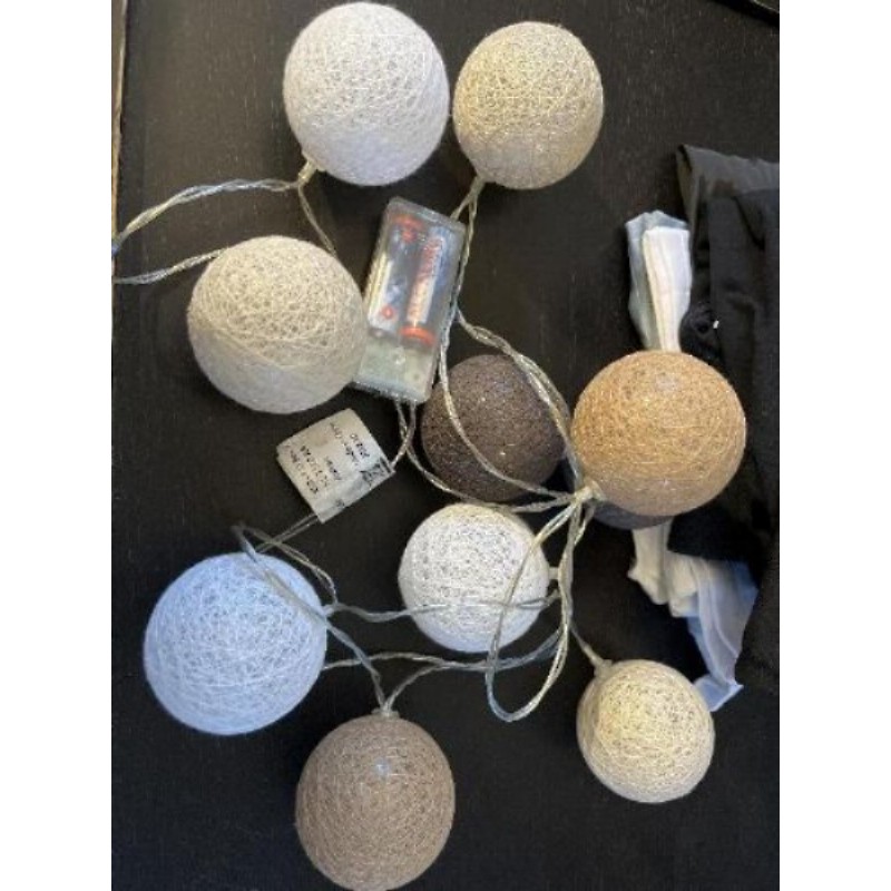 Guirlande lumineuse boules