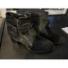 Boots talon noires nubuk taille 40