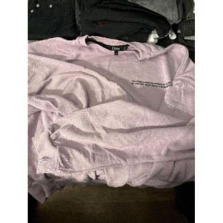 Sweat mauve Étame taille S 