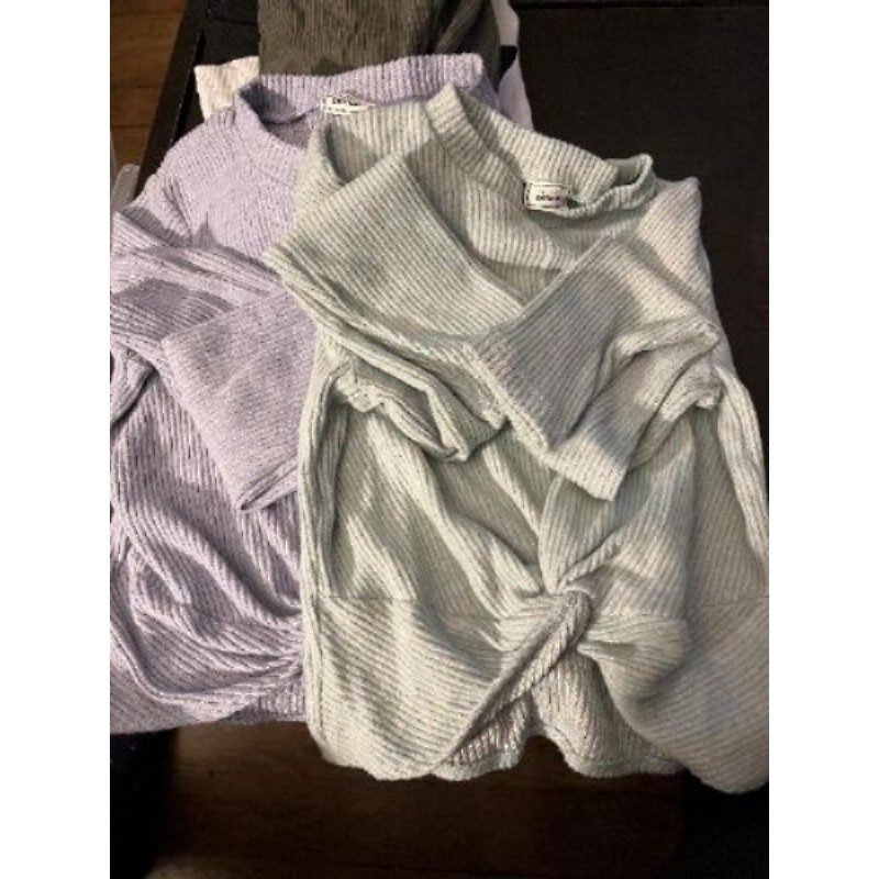 Tops velours mauve/vert pimkie taille S 