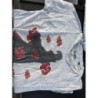 Tee-shirt gris Naruto taille S 